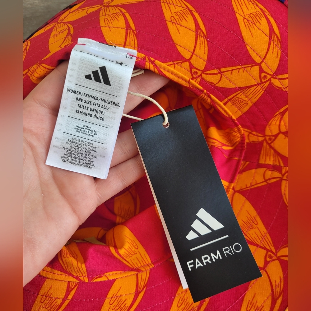 ADIDAS Farm Rio Reversible Bucket Hat One Size - Picture 5 of 13